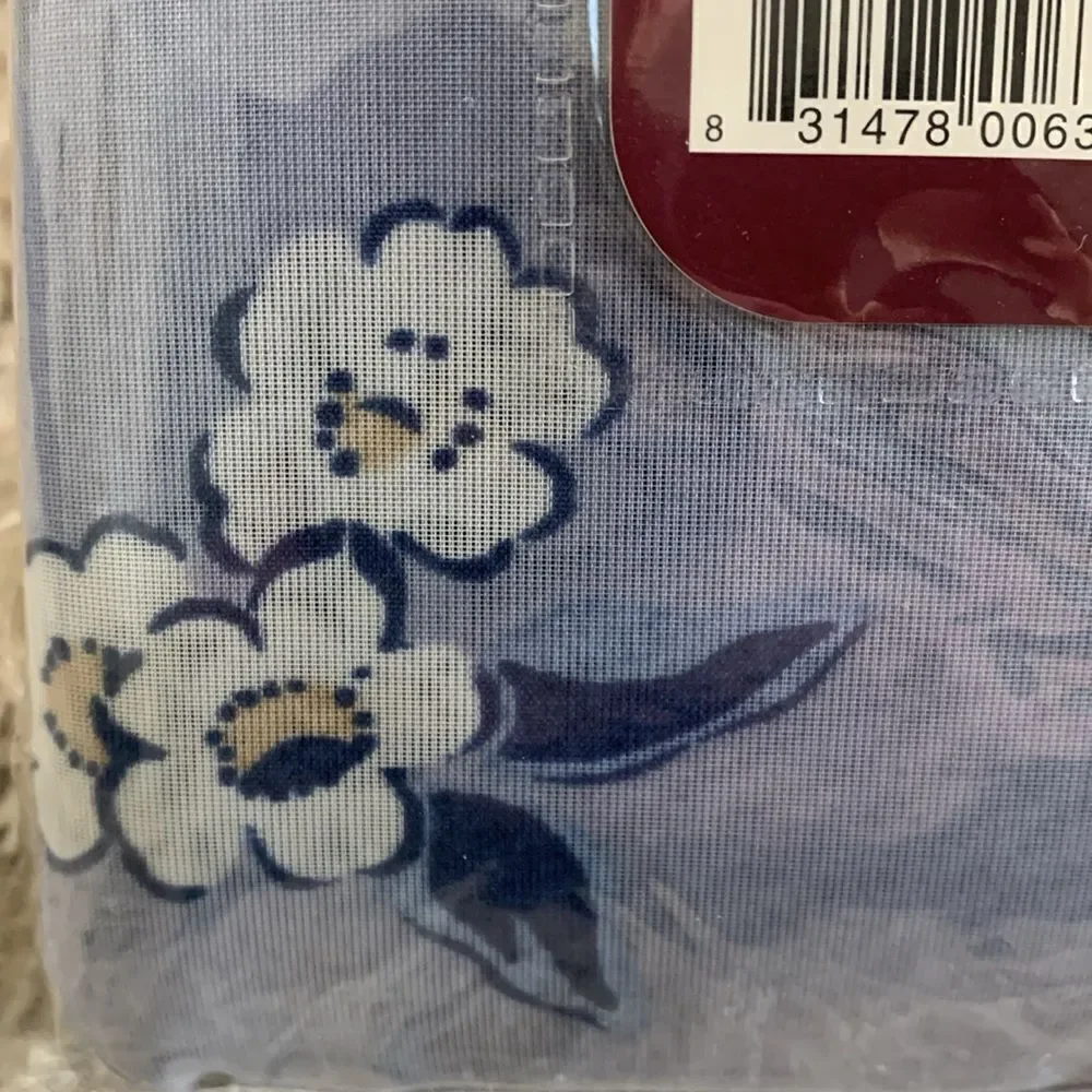 Vintage 2003 Target‎ Basic Principle No 2 Pair Of Floral Sheer Window Panels